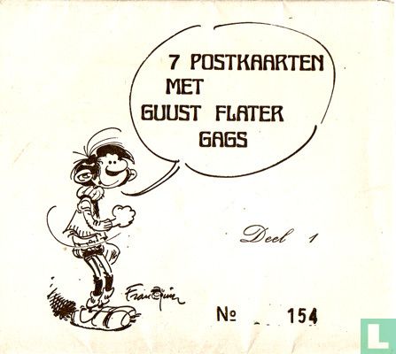 7 postkaarten met Guust Flater gags deel 1 - Image 1