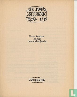 R. Crumb Sketchbook 1966-’67 - Afbeelding 3
