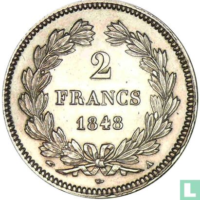 Frankrijk 2 francs 1848 (A) - Afbeelding 1