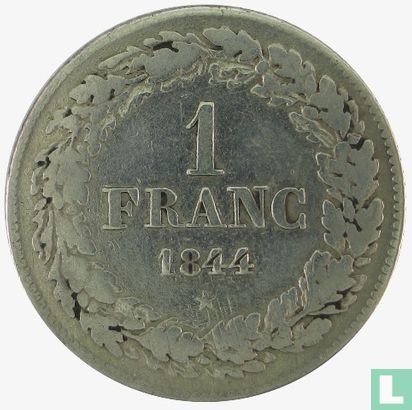 België 1 franc 1844 - Afbeelding 1