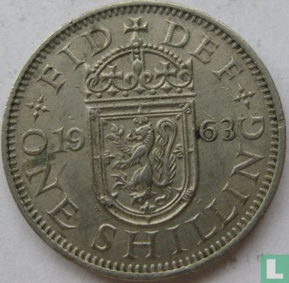 United Kingdom 1 shilling 1963 (scottish) - Image 1