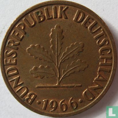 Allemagne 1 pfennig 1966 (F) - Image 1