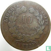 France 10 centimes 1871 (K) - Image 2