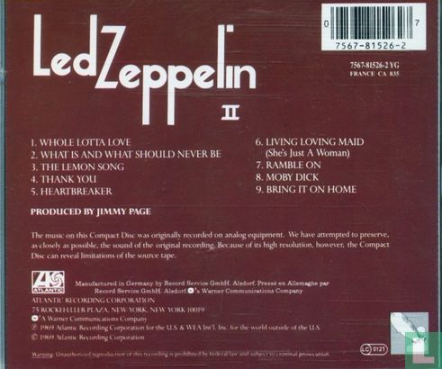 Led Zeppelin II - Image 2