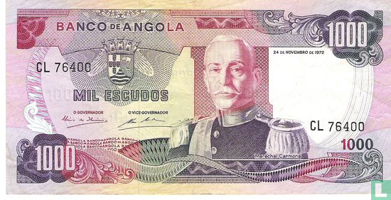 Angola 1000 Escudos 1972 - Image 1