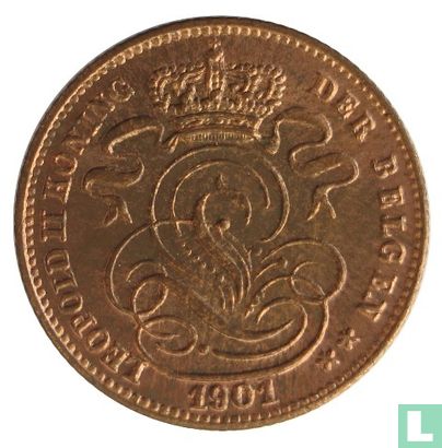 Belgique 1 centime 1901 (NLD) - Image 1