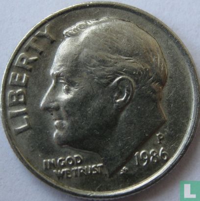 United States 1 dime 1986 (P) - Image 1