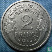France 2 francs 1945 (C) - Image 1
