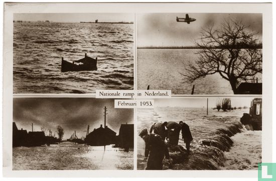 Nationale ramp in Nederland, februari 1953