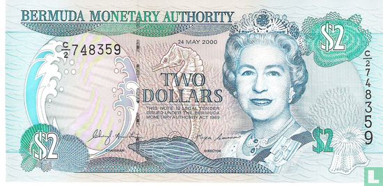 Bermuda 2 Dollars  - Afbeelding 1