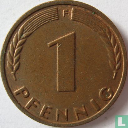 Allemagne 1 pfennig 1966 (F) - Image 2