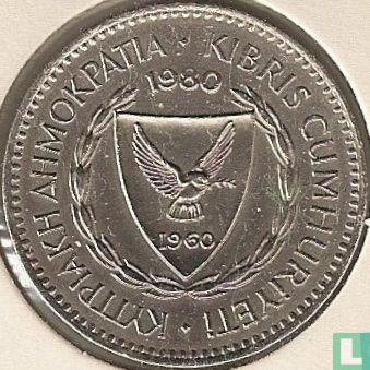 Cyprus 100 mils 1980 - Image 1