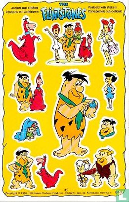 De Flintstones ansicht met stickers