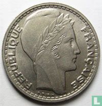 Frankrijk 10 francs 1946 (B lange laurierbladeren) - Afbeelding 2