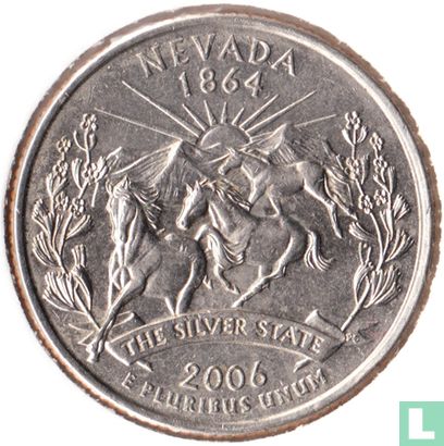 Verenigde Staten ¼ dollar 2006 (P) "Nevada" - Afbeelding 1