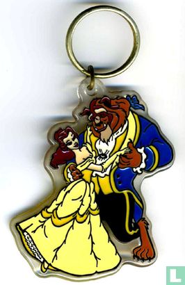 Beauty and the Beast sleutel hanger - Afbeelding 1