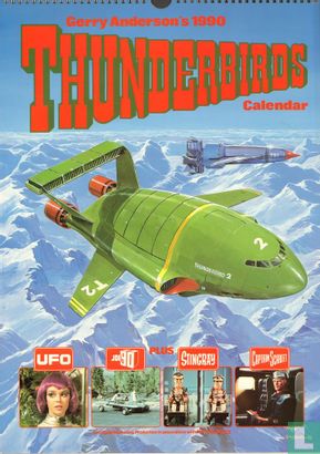 Thunderbirds Calendar 1990