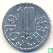 Austria 10 groschen 1964 - Image 1