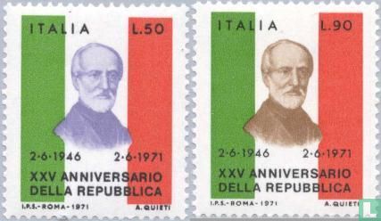 Republic of Italy 25 years