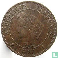 Frankrijk 2 centimes 1890 - Afbeelding 1