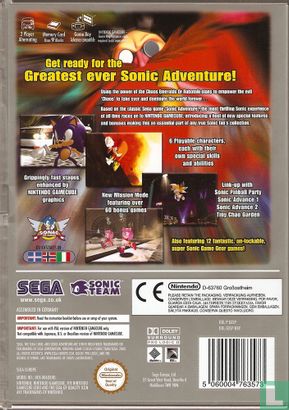 Sonic DX Adventure: Director's cut - Afbeelding 2