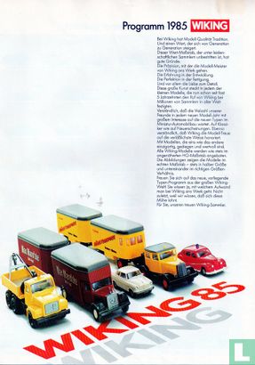 Wiking Programm 1985 - Afbeelding 1