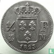 Frankreich ¼ Franc 1823 (M) - Bild 1