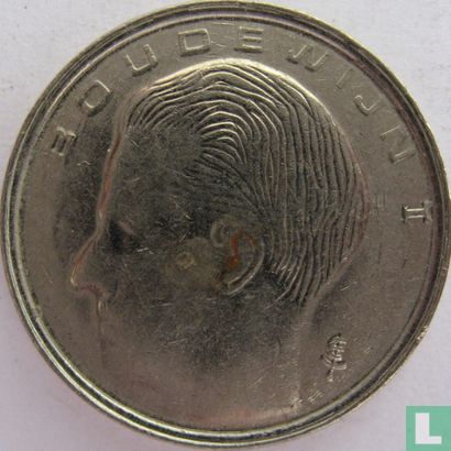 Belgique 1 franc 1990 (NLD) - Image 2