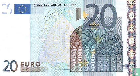 Eurozone 20 Euro X-R-T - Afbeelding 1