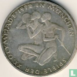 Duitsland 10 mark 1972 (D) "Summer Olympics in Munich - Athletes" - Afbeelding 1