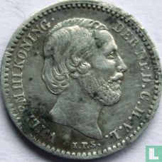 Niederlande 10 Cent 1859 - Bild 2