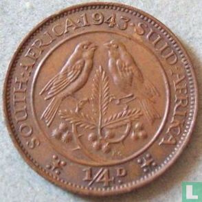 Zuid-Afrika ¼ penny 1943 - Afbeelding 1