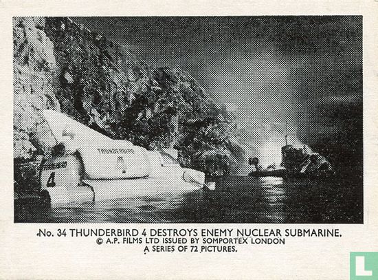 Thunderbird 4 destroys enemy nuclear submarine. - Bild 1