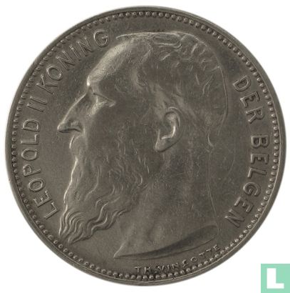 Belgium 1 franc 1904 (NLD) - Image 2