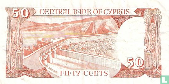 Chypre 50 Cents 1989 - Image 2