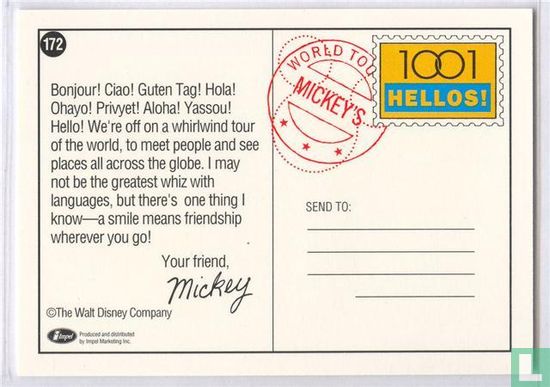 Mickey's World Tour - 1001 Hellos! - Afbeelding 2