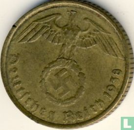 German Empire 5 reichspfennig 1938 (G) - Image 1