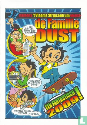 Namens 't Vlaams Stripcentrum wenst de Familie Dust een fantastisch 2009! - Image 1