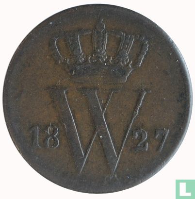 Nederland 1 cent 1827 (B) - Afbeelding 1