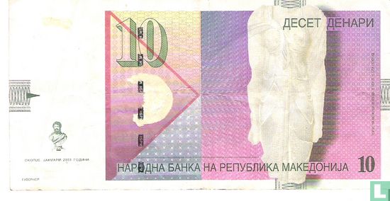 Macedonia 10 Denari 2003 - Image 1