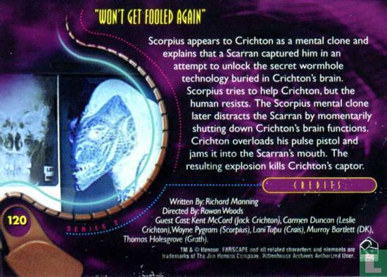 Scorpius appears to Crichton as a mental clone - Image 2