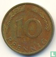 Germany 10 pfennig 1982 (G) - Image 2