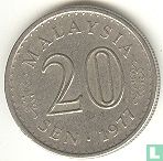 Maleisië 20 sen 1977 - Afbeelding 1