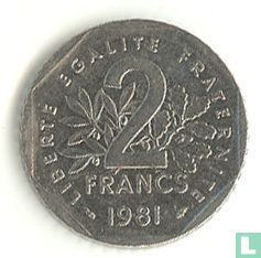 Frankrijk 2 francs 1981 - Afbeelding 1
