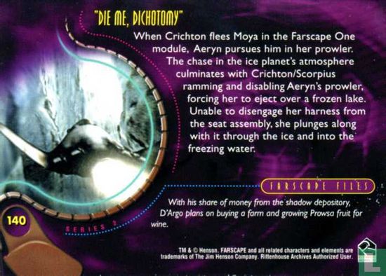 Crichton flees Moya in the Farscape One module - Image 2