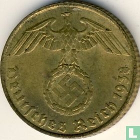 Duitse Rijk 5 reichspfennig 1938 (E) - Afbeelding 1