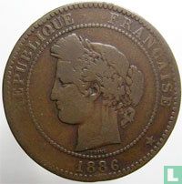 France 10 centimes 1886 - Image 1