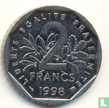 Frankrijk 2 francs 1998 - Afbeelding 1