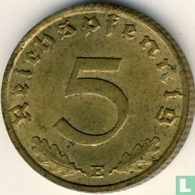 Empire allemand 5 reichspfennig 1938 (E) - Image 2