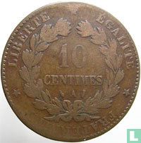 France 10 centimes 1886 - Image 2